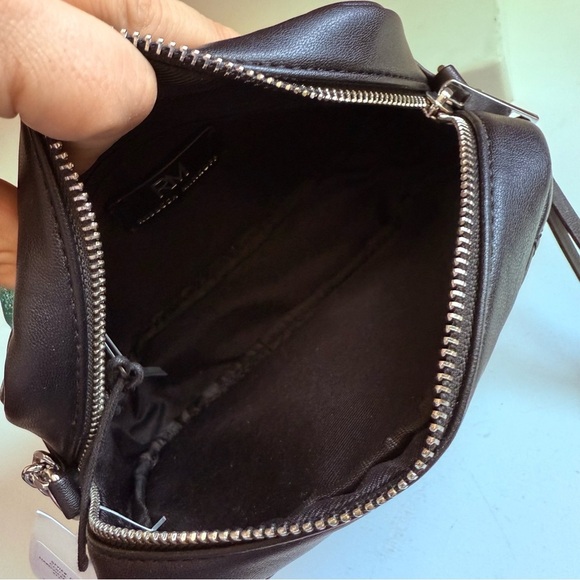 NWT Rebecca Minkoff Vegan Leather Black Quilted Studded Crossbody Bag - Picture 7 of 7